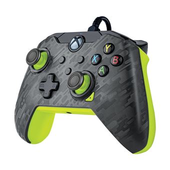 Manette filaire Pdp pour Xbox et PC Carbone électrique