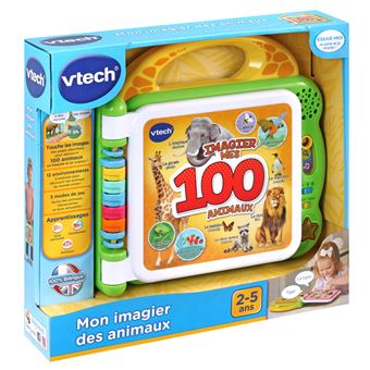 Livre interactif Vtech Baby Mon imagier des animaux bilingue