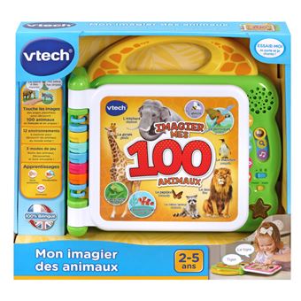 Livre interactif Vtech Baby Mon imagier des animaux bilingue