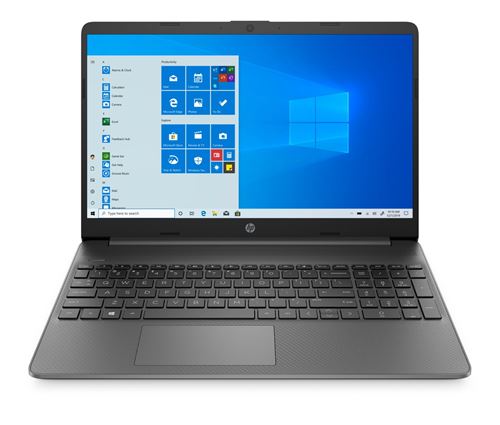 HP Laptop 15s-fq0070nf - Intel Celeron N4020 / 1.1 GHz - Win 10 Home 64 bits - UHD Graphics 600 - 4 GB RAM - 512 GB SSD NVMe - 15.6 1366 x 768 (HD) - Wi-Fi 5 - schoolbordgrijs - tsb Frans