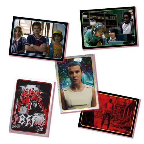 Stickers Panini Panini Stranger Things 2 - Blister 8 Pochettes (40 Stickers) - Collection 180 Stickers Dont 36 Brillants Autocollants Série Tv Brillants
