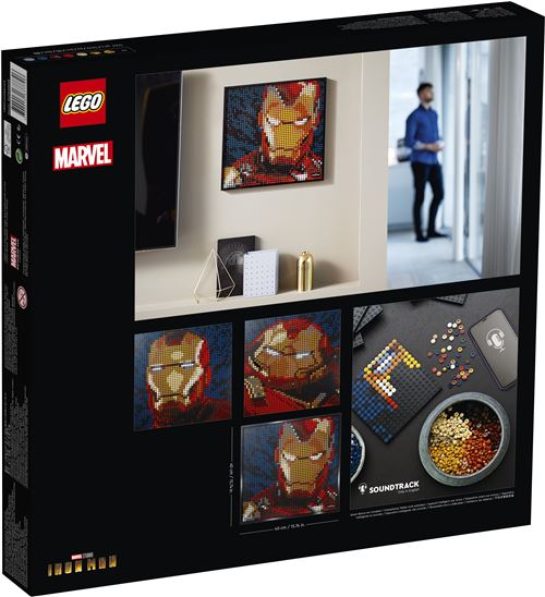 31€25 sur LEGO® Art 31199 Iron Man de Marvel Studios - Lego - Achat & prix