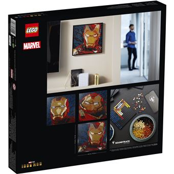 LEGO® Art 31199 Iron Man de Marvel Studios