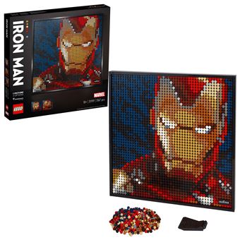 LEGO® Art 31199 Iron Man de Marvel Studios