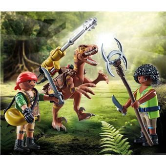 Playmobil Dino Rise 71264 Deinonychus et guerriers