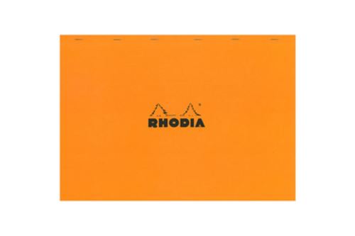 Bloc Rhodia N°38 Q5 Orange 80 Feuilles