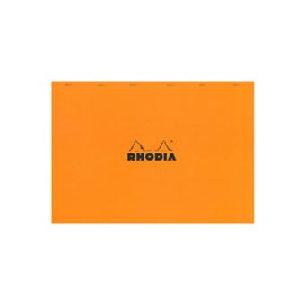 Bloc Rhodia N°38 Q5 Orange 80 Feuilles