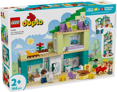 LEGO® DUPLO® Town 10470 La maison familiale moderne 3 en 1