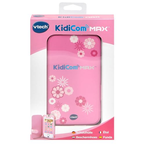 Kidicom max 3.0 / advance 3.0 - etui de protection rose rose Vtech