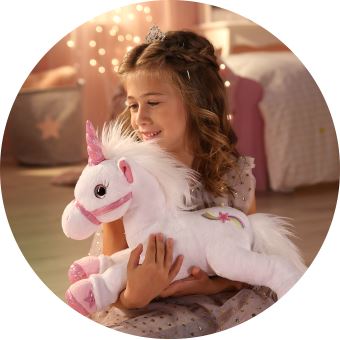 lica bella peluche licorne 35 cm