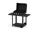 Plancha Le Marquier Pure Edition Noir Pure Grill 260 avec Chariot et Couvercle 5400 W Noir