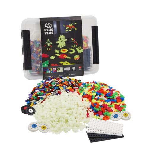 Coffret découverte Plus Plus Phosphorescent 2000 pièces