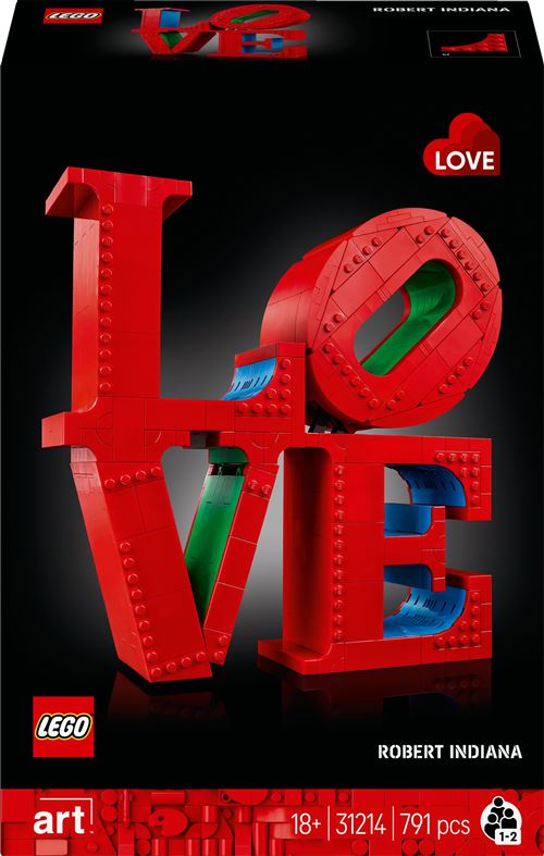 LEGO Art LOVE 31214 - vue 5