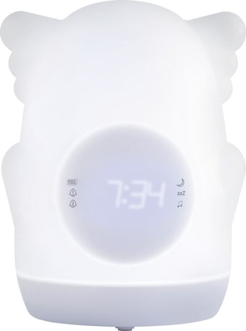 Enceinte Sans Fil Bigben Réveil Lumineux Éducatif Portable Akso - Blanc