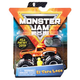 Spin Master camion d'échantillonnage Monster Jam Razin Kane 1:64 blanc