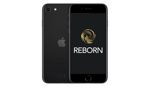 Apple iPhone SE 2e génération 2020 4,7 64 Go Double SIM Noir Reconditionné Grade A Reborn