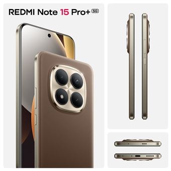 Xiaomi Redmi Note 15 Pro+ 5G Dual-Nano-SIM 256 GB Mokka