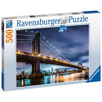 Puzzle 500 pièces Ravensburger New York ville qui ne dort jamais