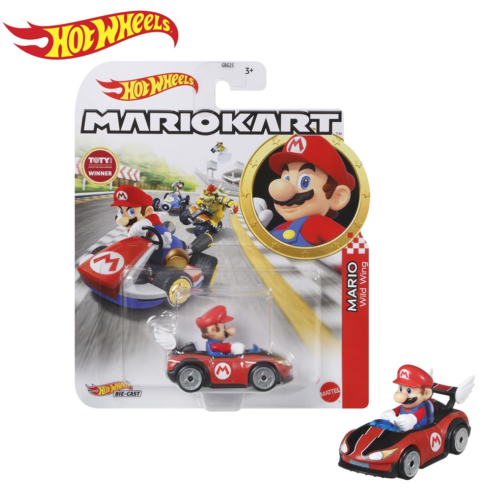 Voiture Hot Wheels Mario Kart Modele aleatoire