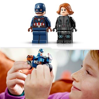 LEGO® Marvel 76260 Les motos de Black Widow et de Captain America