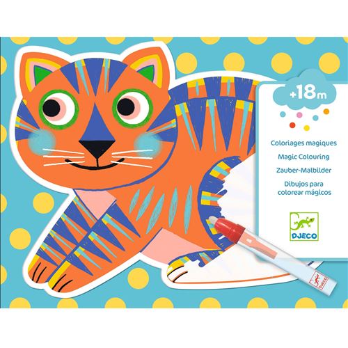 Dessin et coloriage enfant Djeco Coloriage magique à l’eau Animalo-Ma