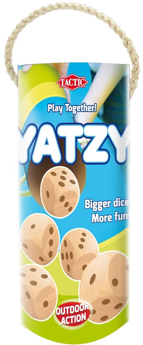 Tactic Bruin Jeu De Plein Air Yatzy Géant Xl