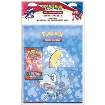 Classeur Pokémon avec 1 Booster Epée et Bouclier 05 Styles de Combat Modèle  aléatoire - Carte à collectionner - Achat & prix