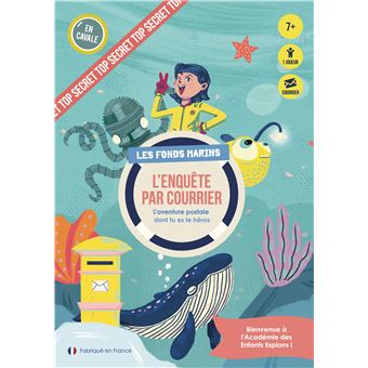 Jeu d'enquête En Cavale L’Enquête par Courrier Les Fonds Marins