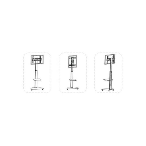 Pied TV KIMEX Support sur Pied pour écran TV 60-100