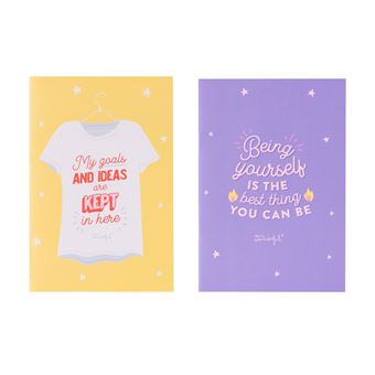 Set 2 Cahiers A5 Mr. Wonderful Being yourself