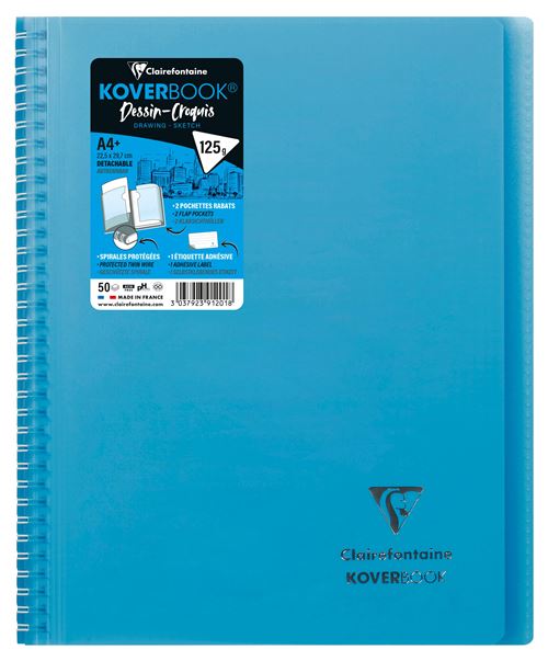 Clairefontaine 376481C Un Cahier à Spirale Koverbook Blush - A4 21x29,7