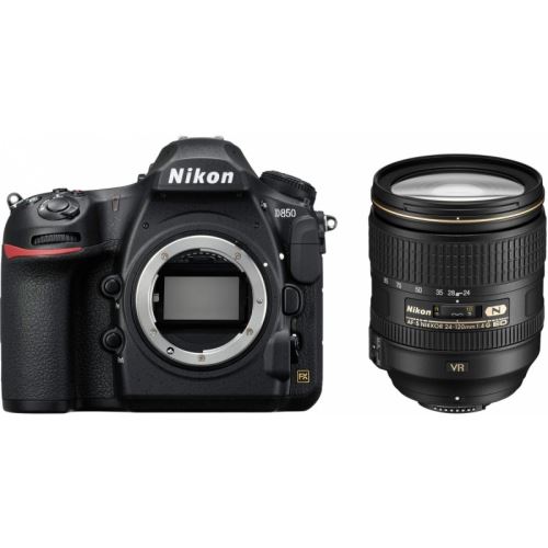 Appareil photo Reflex Nikon D850 Noir+ Objectif Nikkor AF-S 24-120mm f/4G ED VR