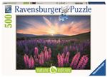 Puzzle Ravensburger Les lupins Nature édition 500 pièces