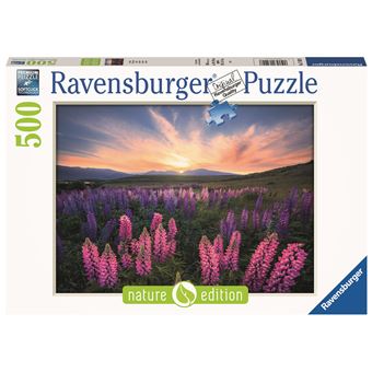 Puzzle Ravensburger Les lupins Nature édition 500 pièces