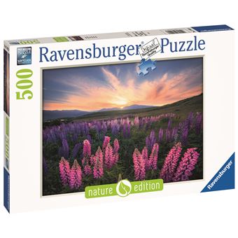 Puzzle Ravensburger Les lupins Nature édition 500 pièces