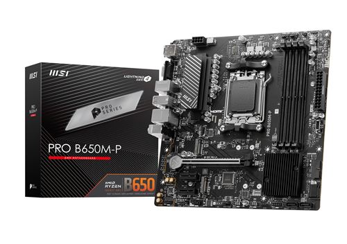 Carte Mère MSI PRO B650M-P micro ATX Socket AM5 Chipset AMD B650