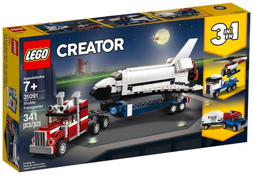 LEGO® Creator 3 en 1 31091 Le transporteur de navette