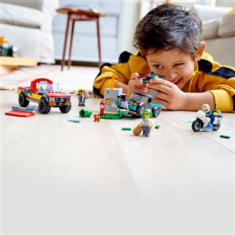 LEGO® City 60319 Le sauvetage des pompiers et la course-poursuite de la police