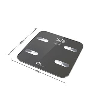 Pèse personne sans piles Little Balance 8414 Fitdays Connect Noir