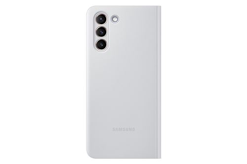 Coque SAMSUNG Samsung S21 Clear View gris 