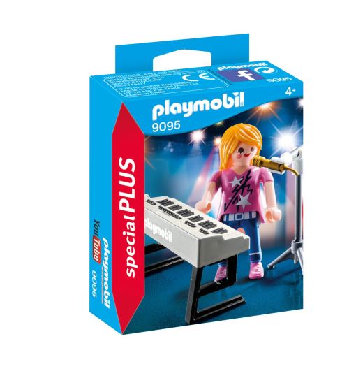 Playmobil Special Plus 9095 Chanteuse avec synthé