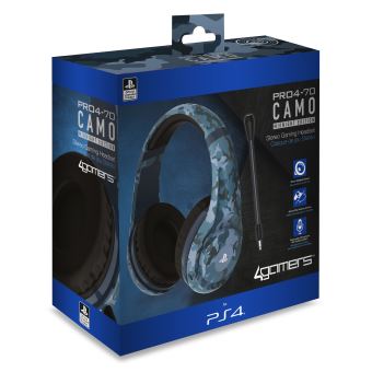 Casque 4Gamers PRO4-70 Stéréo PS4 Camouflage Midnight