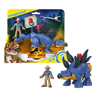 Figurines Jurassic World Stegosaurus et personnage