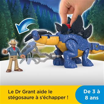 Figurines Jurassic World Stegosaurus et personnage