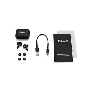 Ecouteurs intra-auriculaires True Wireless Marshall Motif II avec réduction de bruit passive Noir