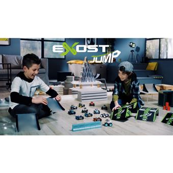 Pack de 2 Mini voitures à friction Exost Jump avec accessoires Modèle aléatoire