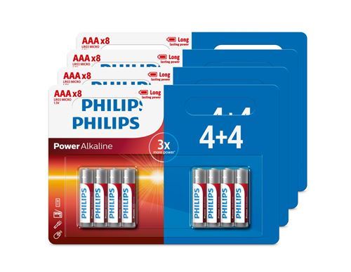 Philips AAA-Batterien-Set - 32 Stück