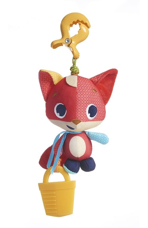 Jouet clipsable à vibration Tiny love Friends Christopher le renard Orange