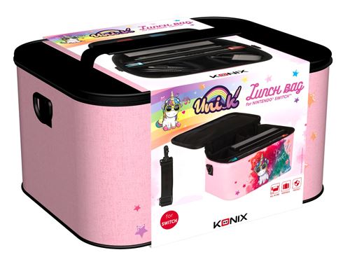 Sacoche de rangement pour Nintendo Switch Konix Be Funky Licorne - Main Image