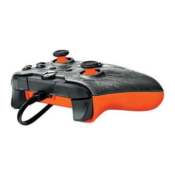 Manette filaire Pdp pour Xbox et PC Carbone atomique